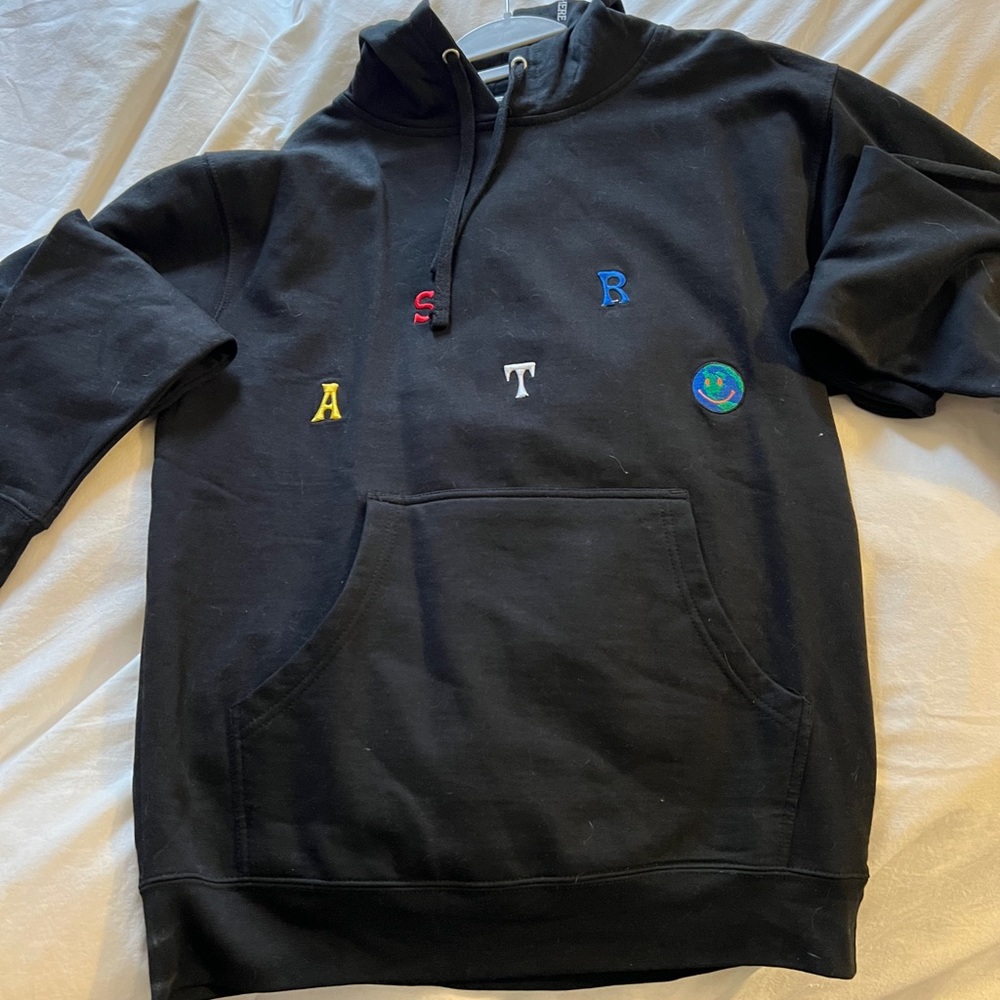 Travis Scott Astroworld Scattered Hoodie Embroidered Hoodie - Size M